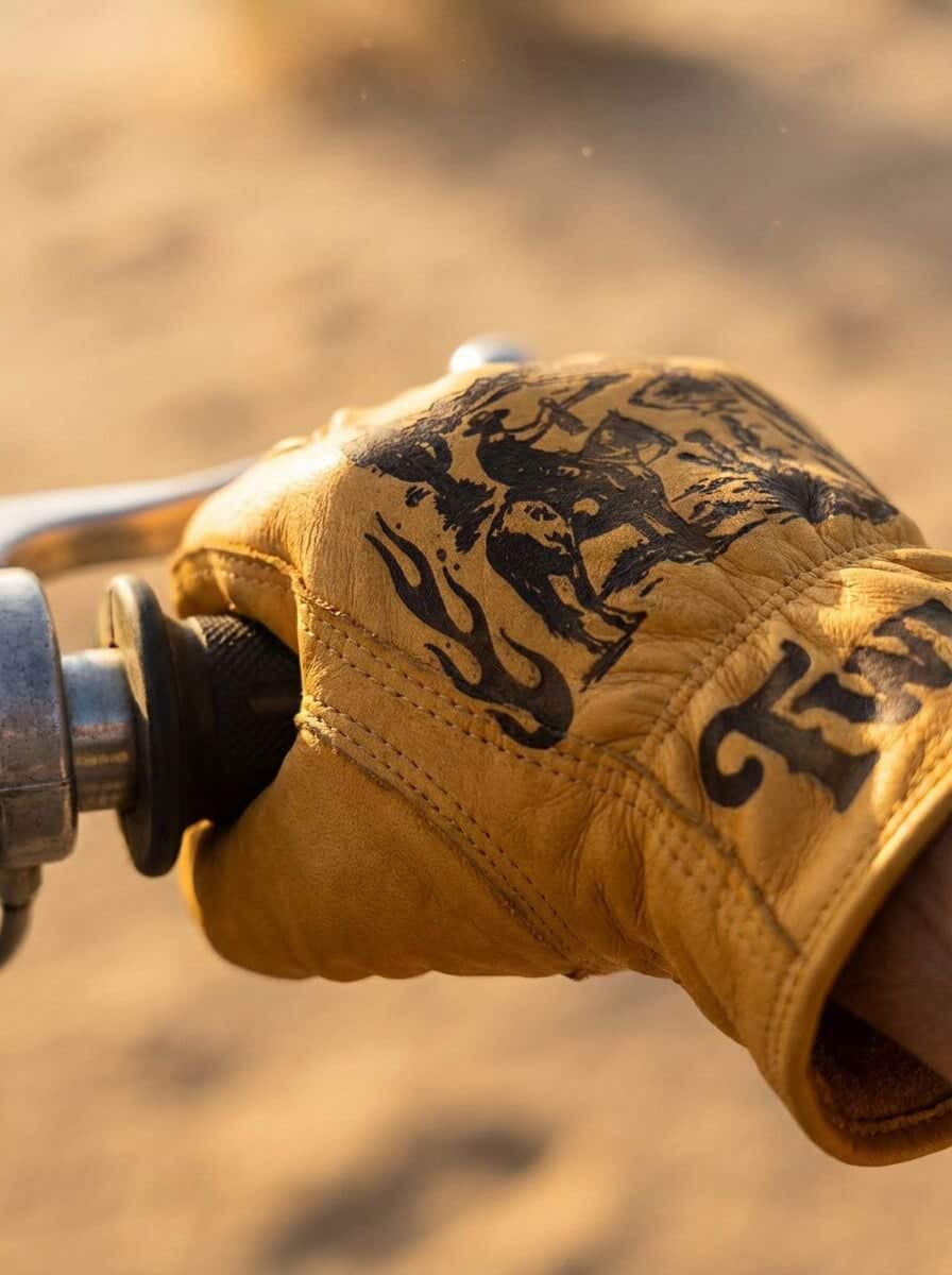 Desert riding gloves