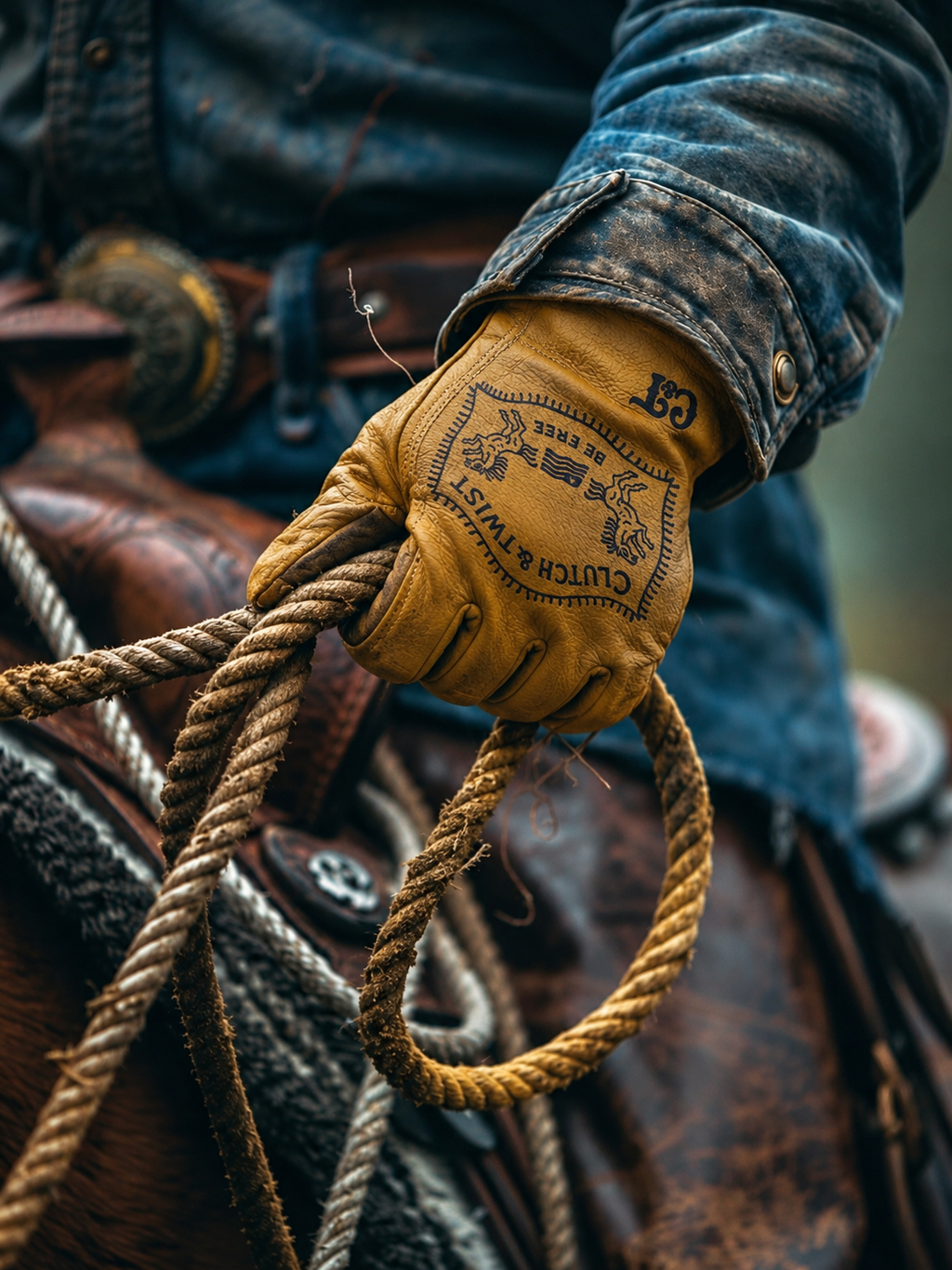 Freedom Mix & Match western riding glove by Clutch and Twist